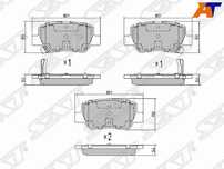 Колодки тормозные Toyota Avensis