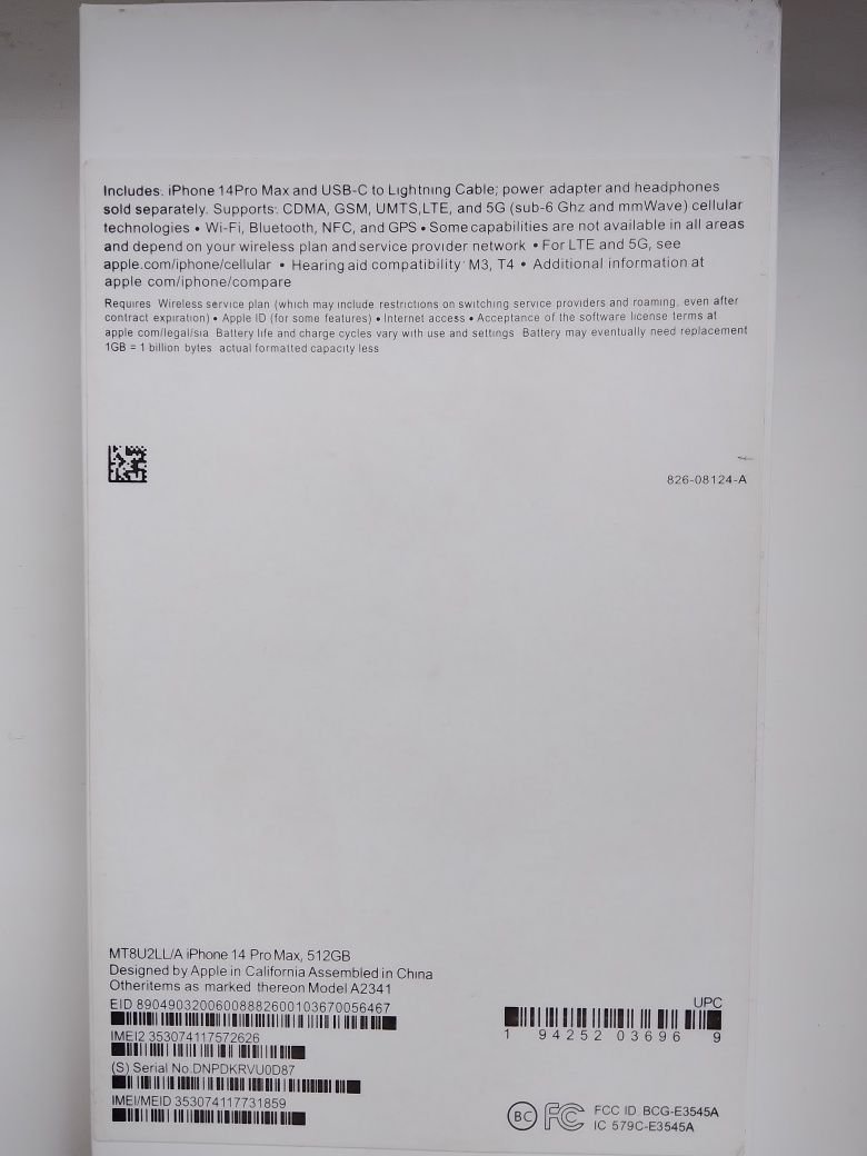 iPhone 14 pro max 512GB