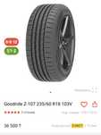 Резина Goodride Z-107 235/60 R18 103V