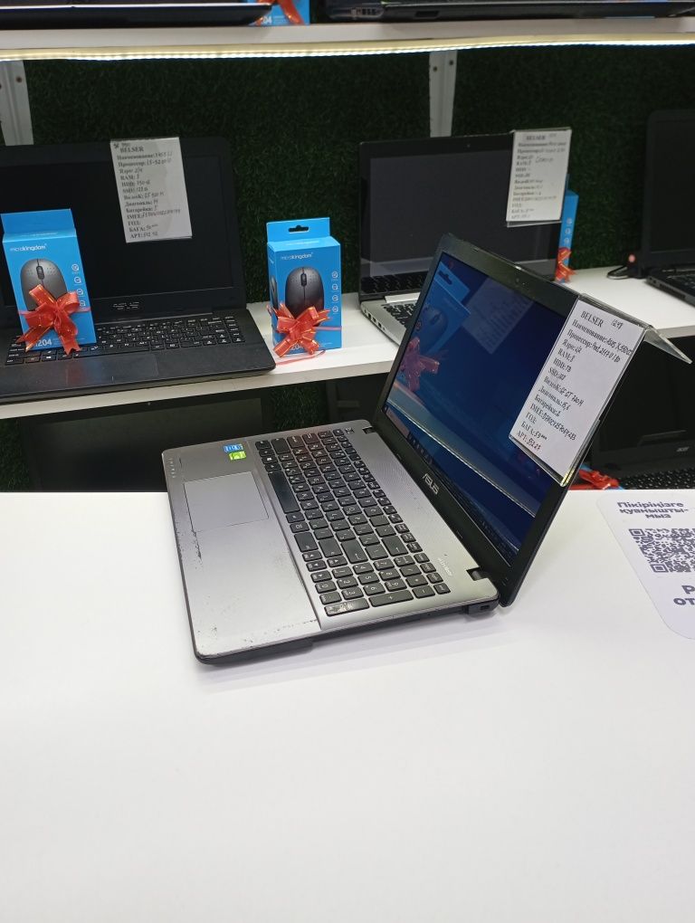 Гарантия бюджетный ноутбук для офиса и работы Asus X550CC Pentium 2117