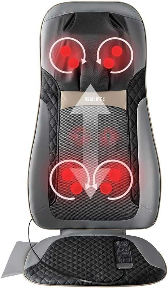 110% Вылечит СПИНУ Массажер спины HoMEDICS инфракрасным подогрев ШИАЦУ
