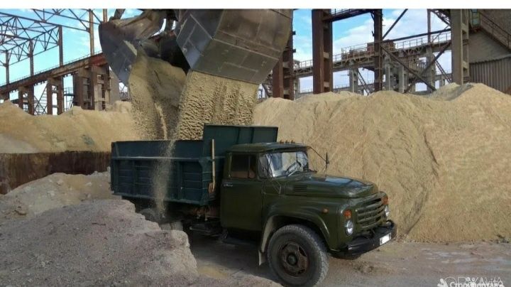 Песок мытый бархан ЗиЛ доставка город Алматы