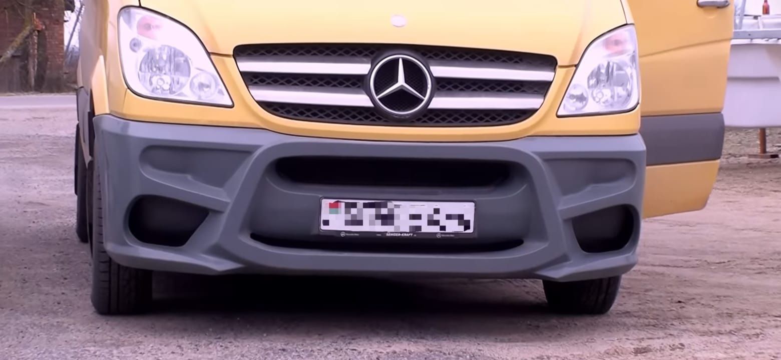Mercedes Sprinter W906 передний бампер Rieger