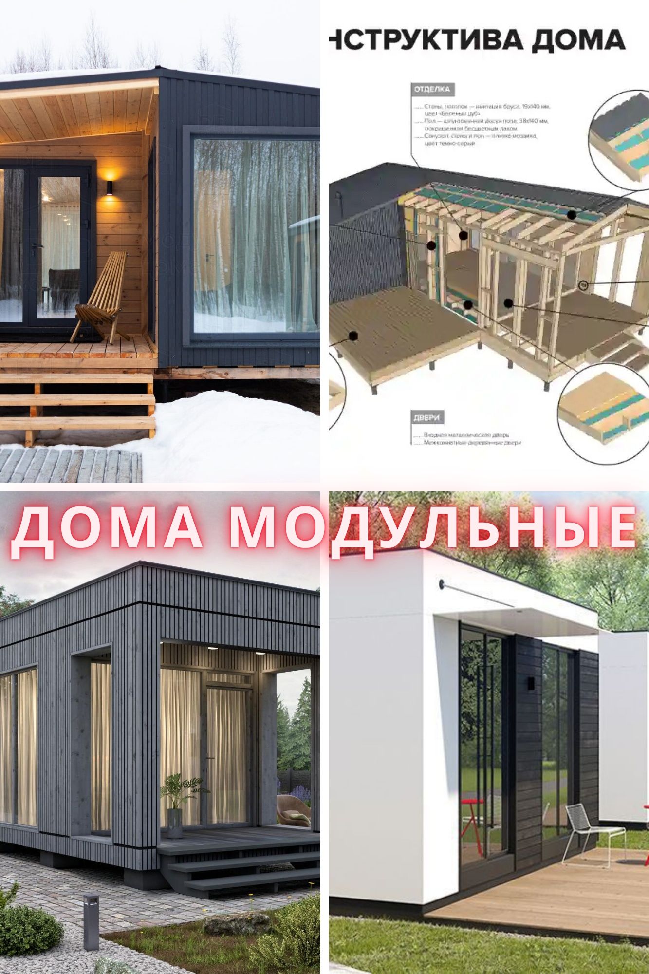 Модульные дома, дома из сиб панелей, дома для отдыха