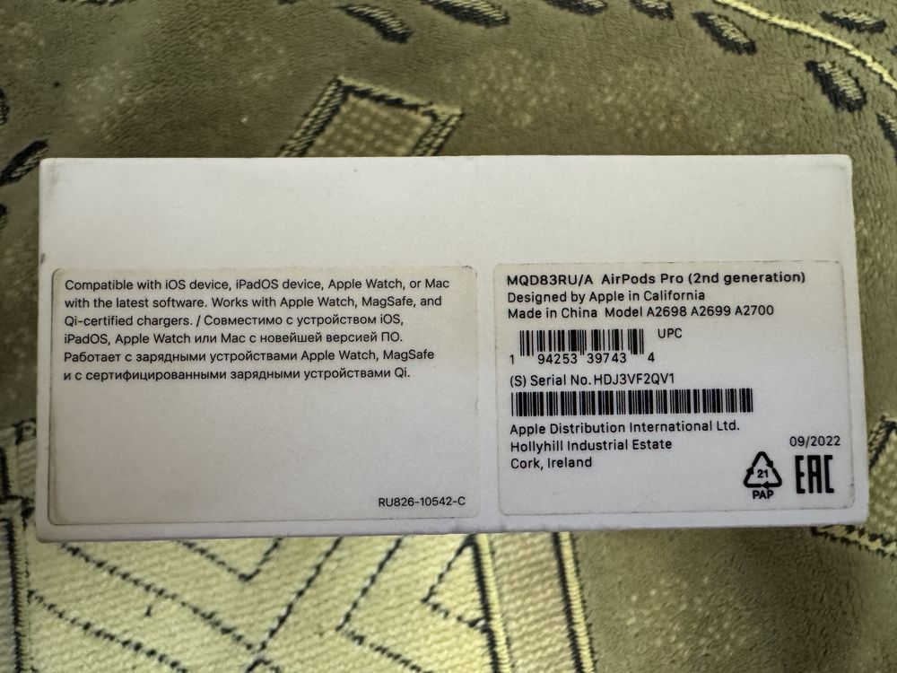 AirPods Pro 2 (2gen lightning) новые
