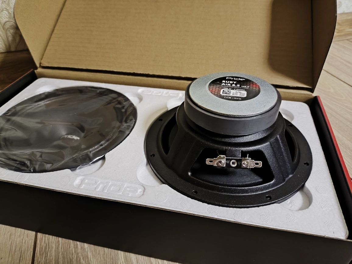 Колонки (Динамики) Pride RUBY AIR 6.5 v2. Новые.