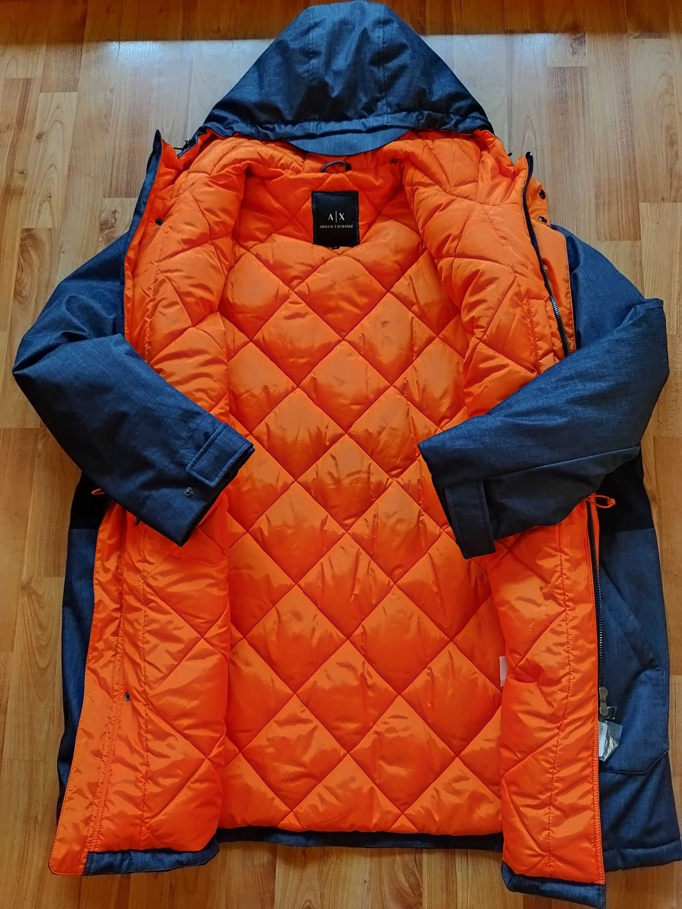 Парка-аляска Armani Exchenge (Италия),зима,оригинал,новая,р-р 52 и 58