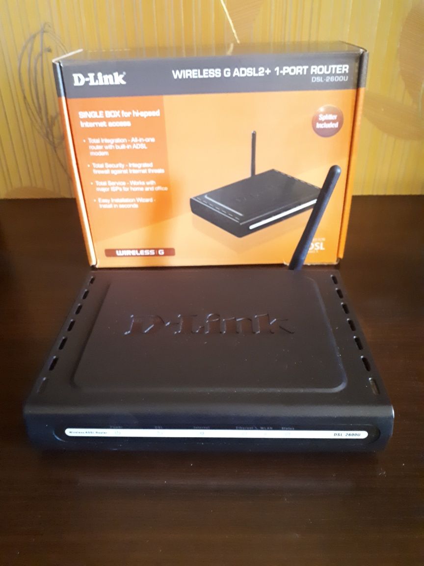 Модем ADSL-роутер D-Link DSL-2600U