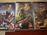 Продам коллекционные японские версии Monster Hunter для PSP!