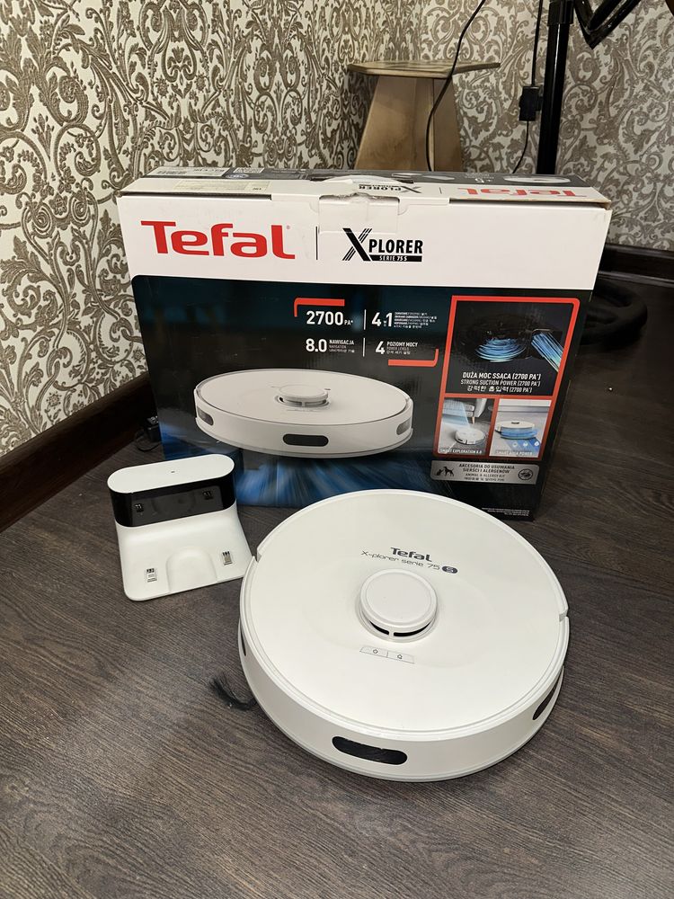 Робот-пылесос Tefal X-plorer Serie 75 S RG8577WH