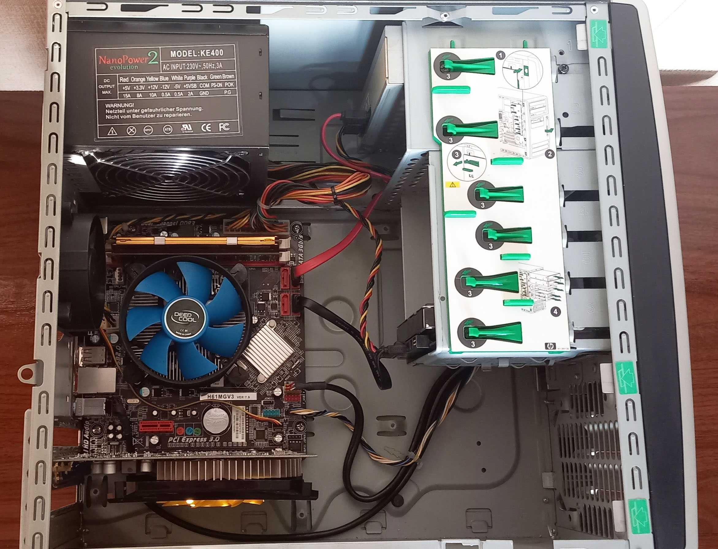 Тихий компьютер, системный блок Core i3 3210 GT630