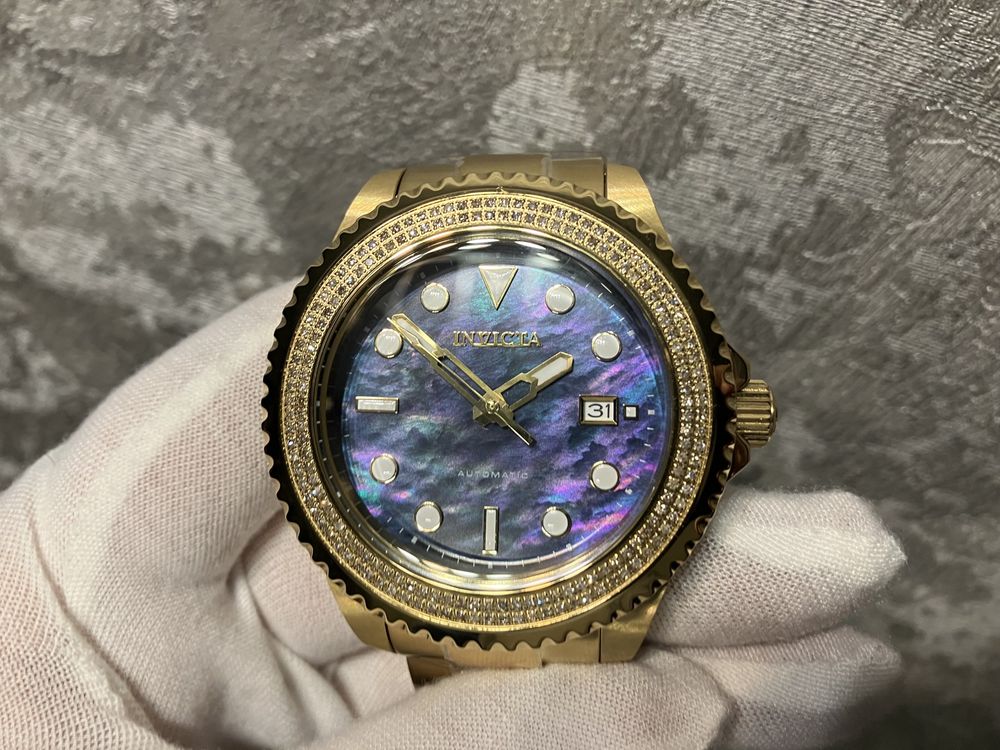 Часы мужские, с бриллинтами, Style Rolex