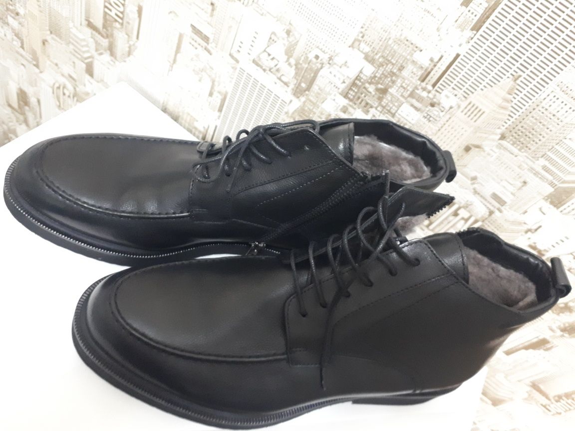 Продам ботинки мужские (зима, 41 размер, Италия)