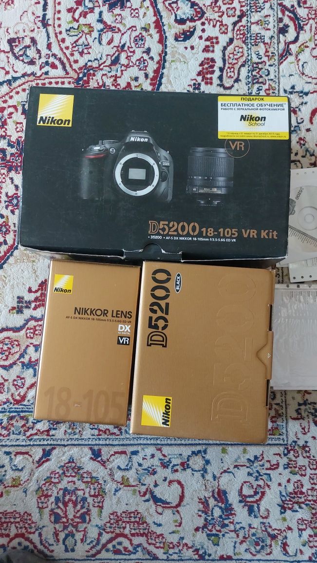 Фотоаппарат Nikon D5200 в отличном состоянии
