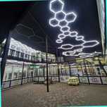 LED светильники соты линии любой рисунок для теплиц