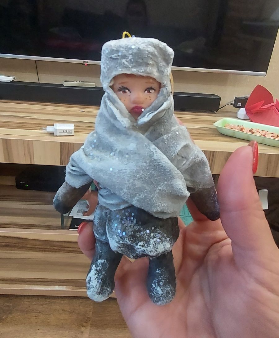 Ватные игрушки на елку,от 5000