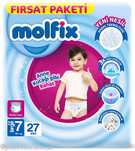 Molfix 7 подгузники-трусики детские XXL (Large) (19+) кг 27 штук