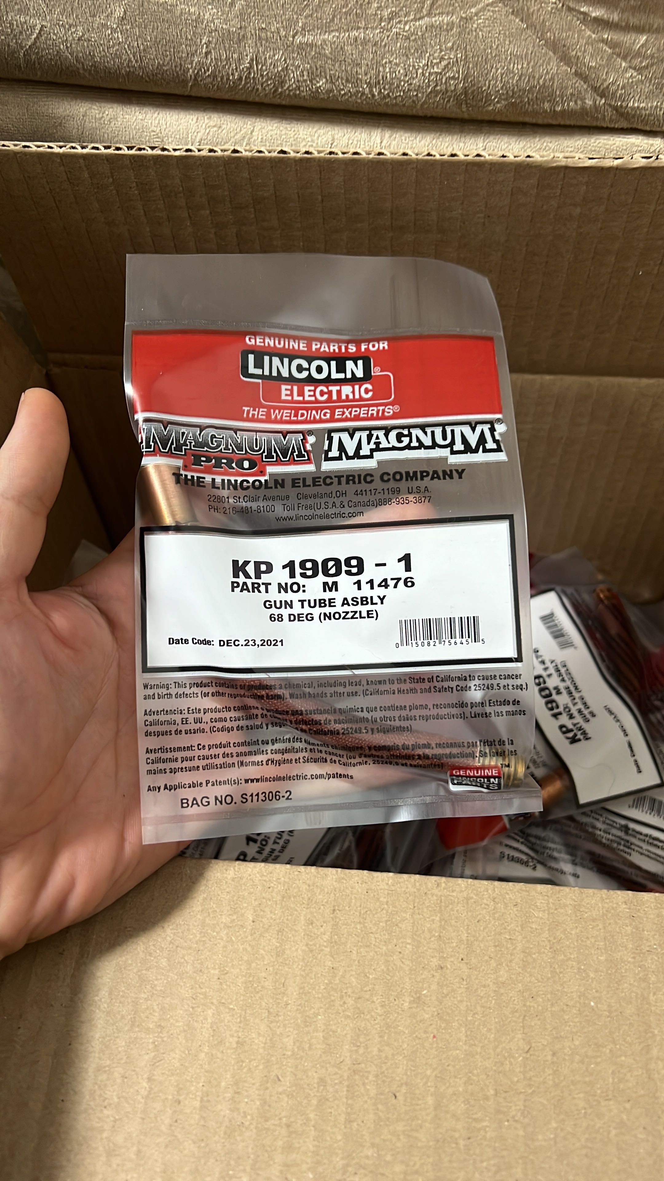 Гусак мундштук kp1909-1 Lincoln electric
