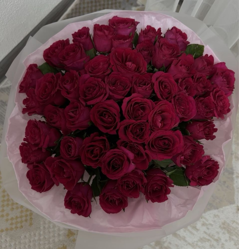 Продаю 51 розовую розу