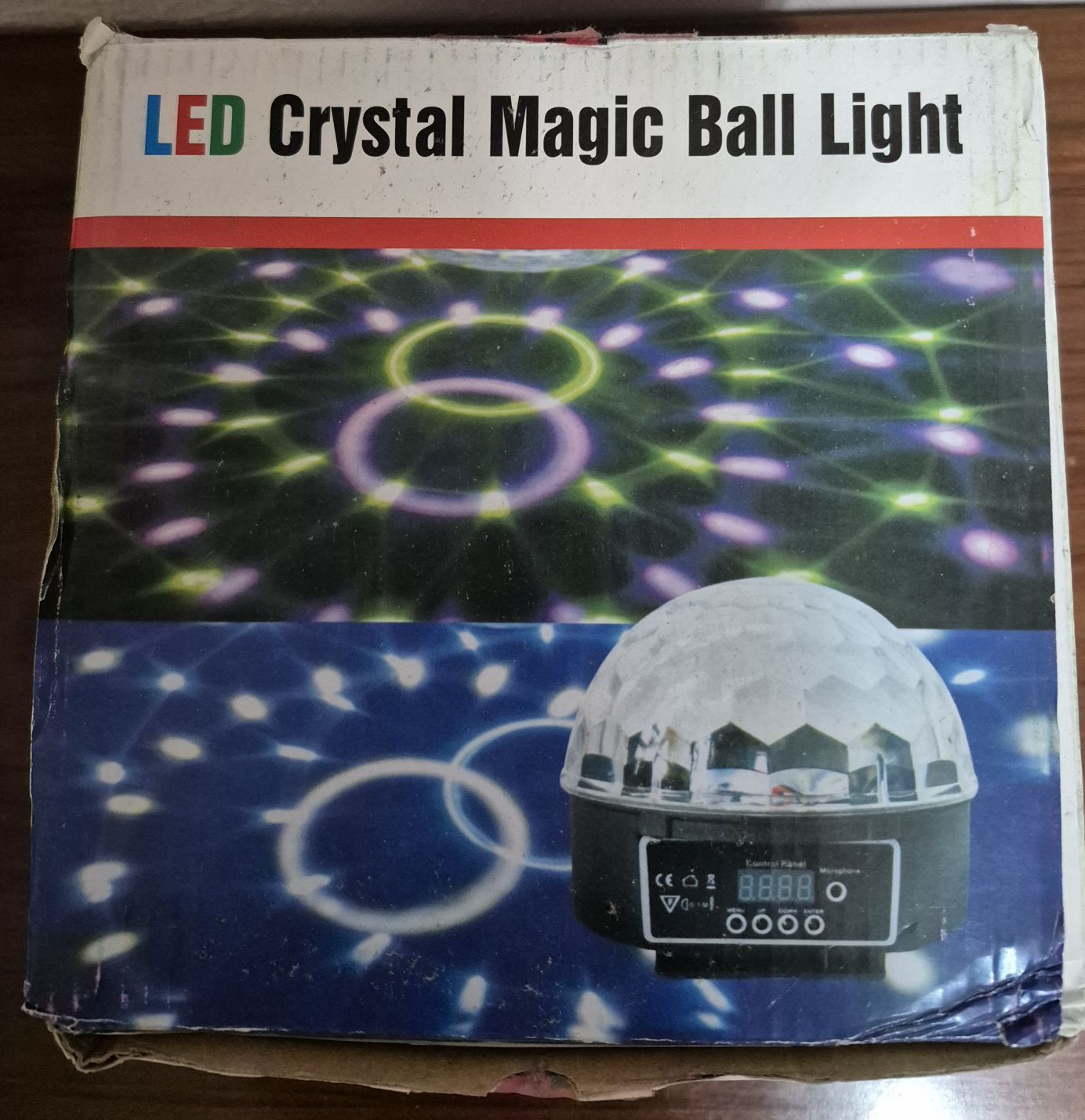 Диско-шар Led Crystal Magic Ball Light.