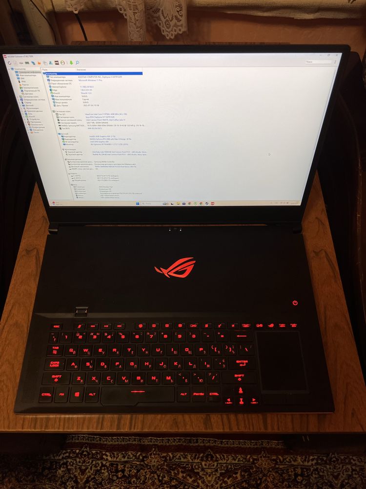 Игровой ноутбук Asus ROG Zephyrus S17 GX701 GXR
