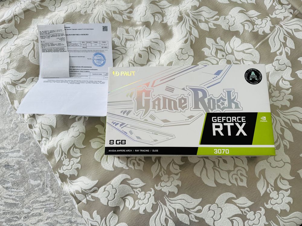 Видеокарта GeForce RTX 3070 GameRock Palit