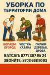 Копаем огород, чистка казанов, пилим деревья дрова