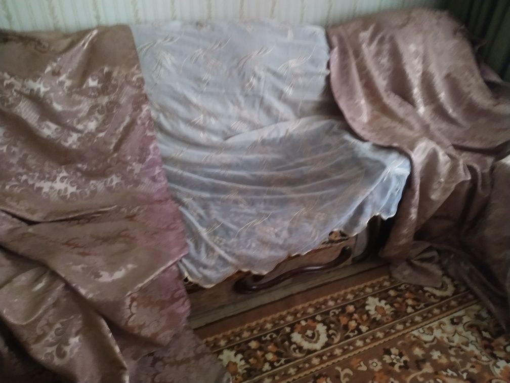 Тюль, шторы 2-х видов, цены в объявлении. Б/у, все чистенькое