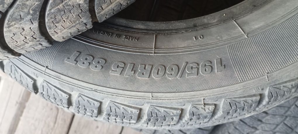 Шины зимние бу 195/60Р 15 ( 195/60/ R15)