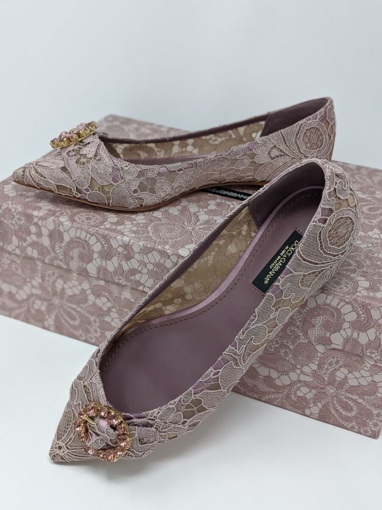 Балетки Dolce&Gabbana с камнями