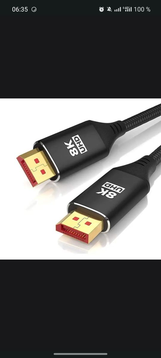 Кабель Displayport для пк, тв