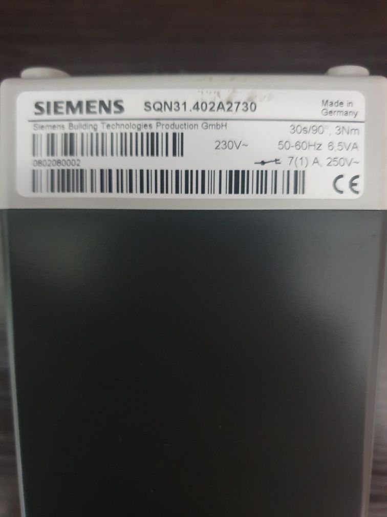 Продам Сервоприводы воздушный заслонки SIEMENS