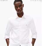 Новая Рубашка Tommy Hilfiger XXL (Regular Fit Stretch Oxford Shirt)
