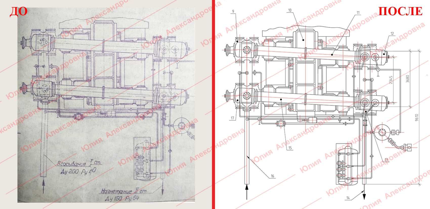 Чертежи, схемы, оцифровка в Автокаде. Курсовые в AutoCAD и ArchiCAD