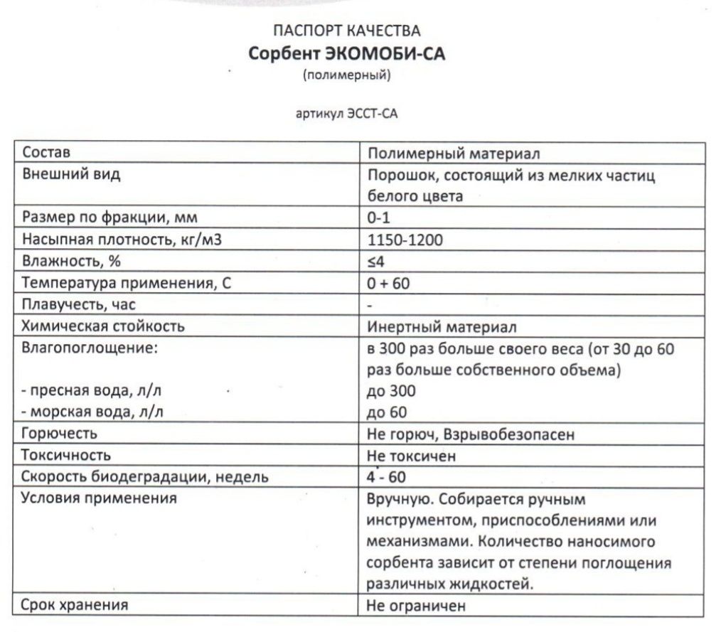 Абсорбент для сбора биологических жидкостей.
