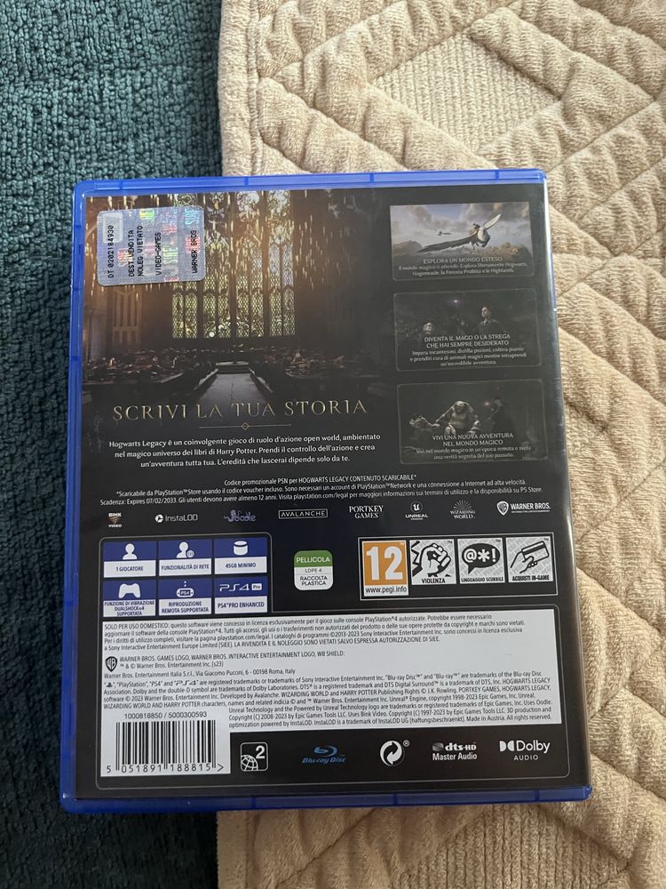 Hogwarts legacy ps4 диск