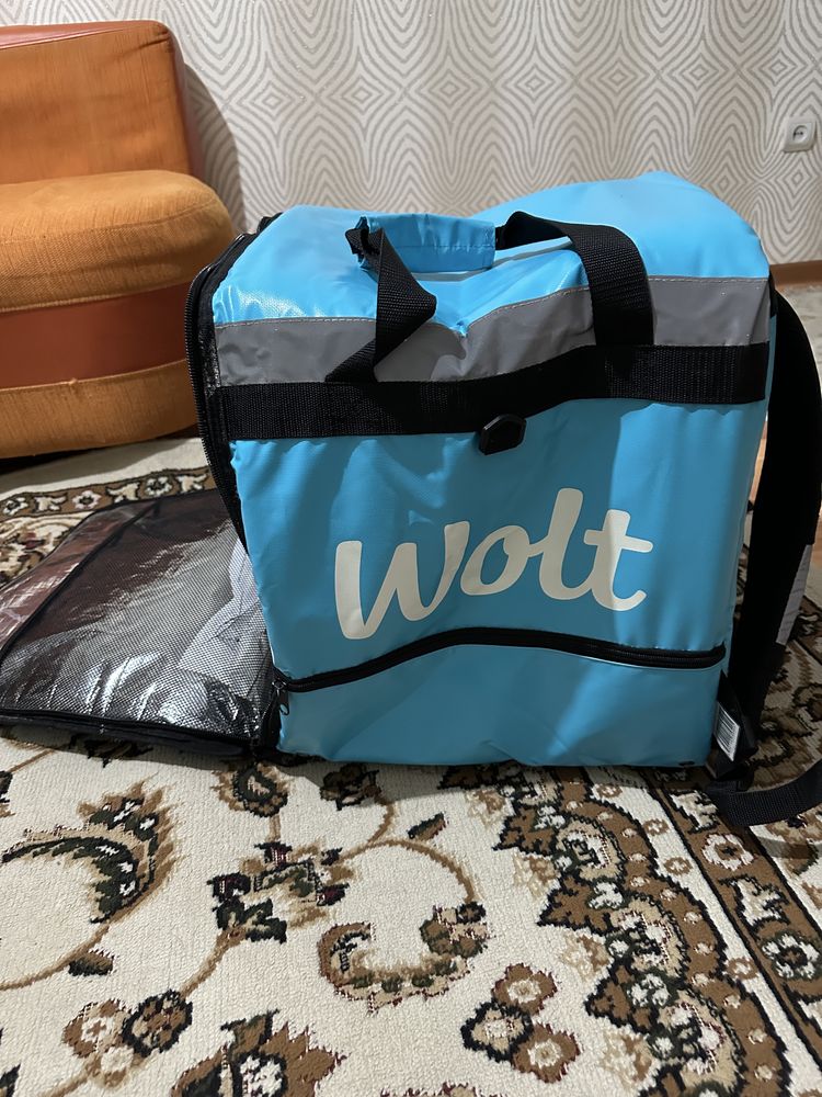 Сумка рюкзак wolt glovo вольт глово