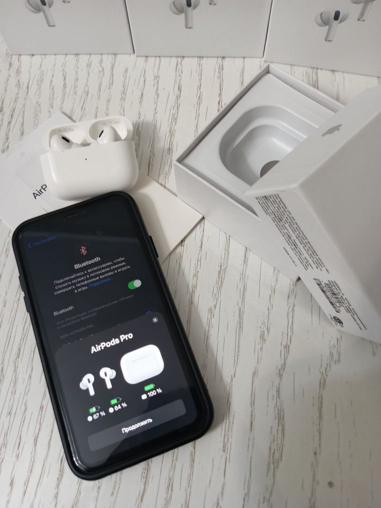 Наушники айфон/андроид airpods pro