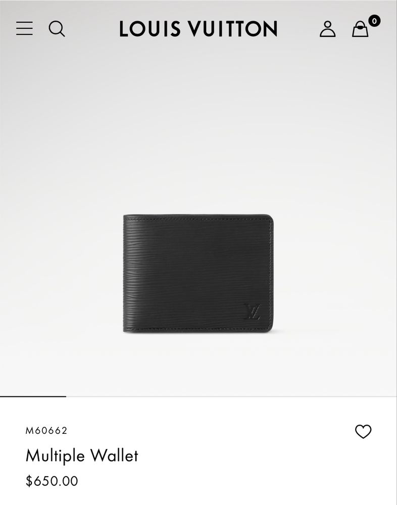 Louis Vuitton Epi Leather Wallet