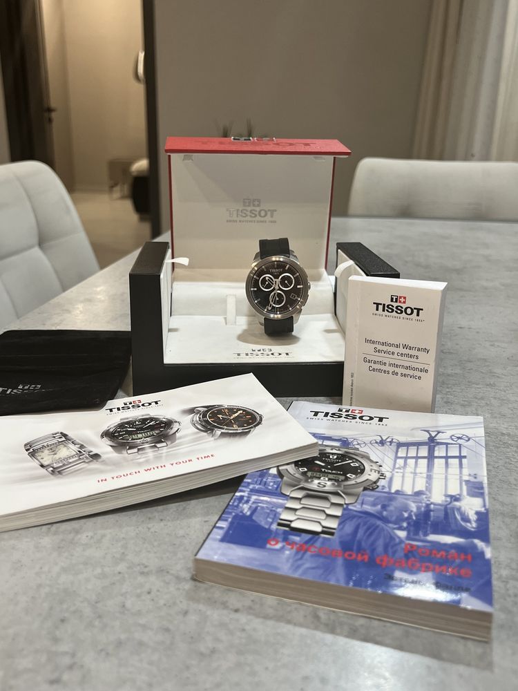 Tissot titanium.