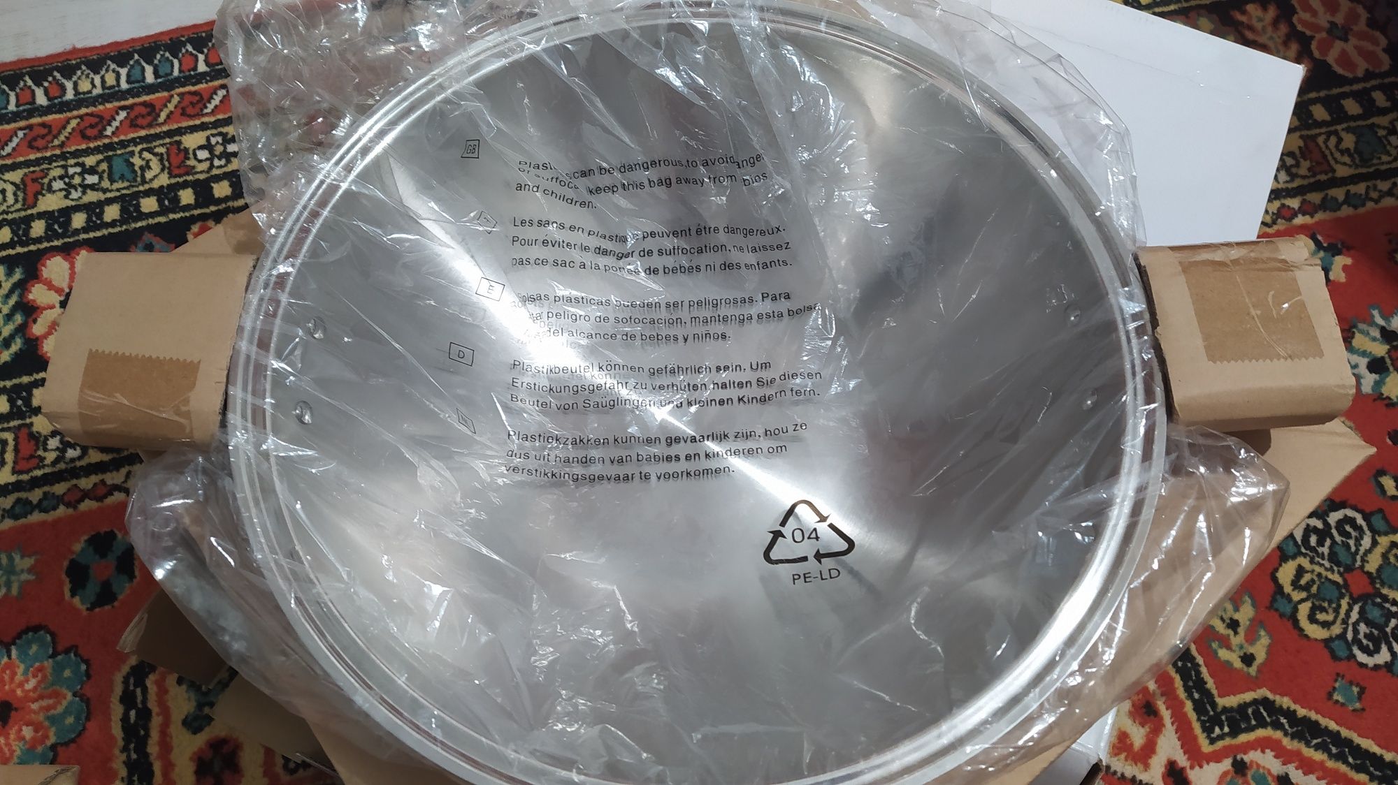 НОВАЯ Сковорода Tupperware WOK «Вдохновенный шеф» с крышкой 38 см 8.9л