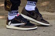 Кроссовки Nike Travis Scott x Air Jordan 1 Low Dark Mocha