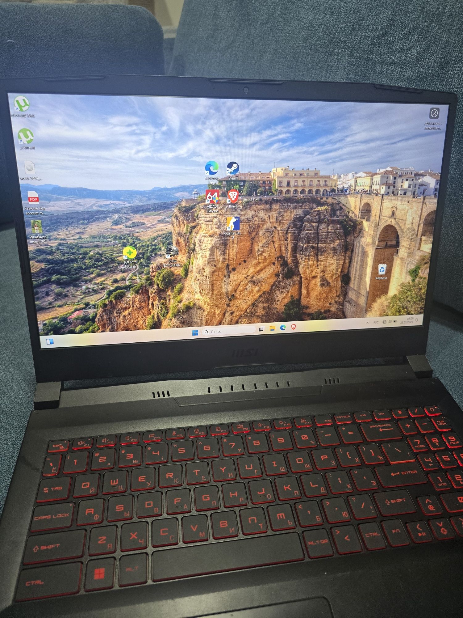 Ноутбук MSI GF 66 Katana RTX3070