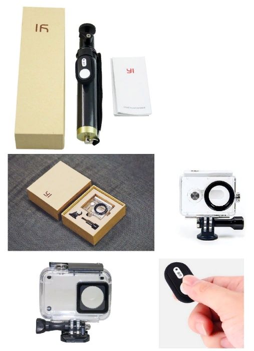 Для Gopro Гопро Xiaomi Yi: аккумулятор монопод микрофон