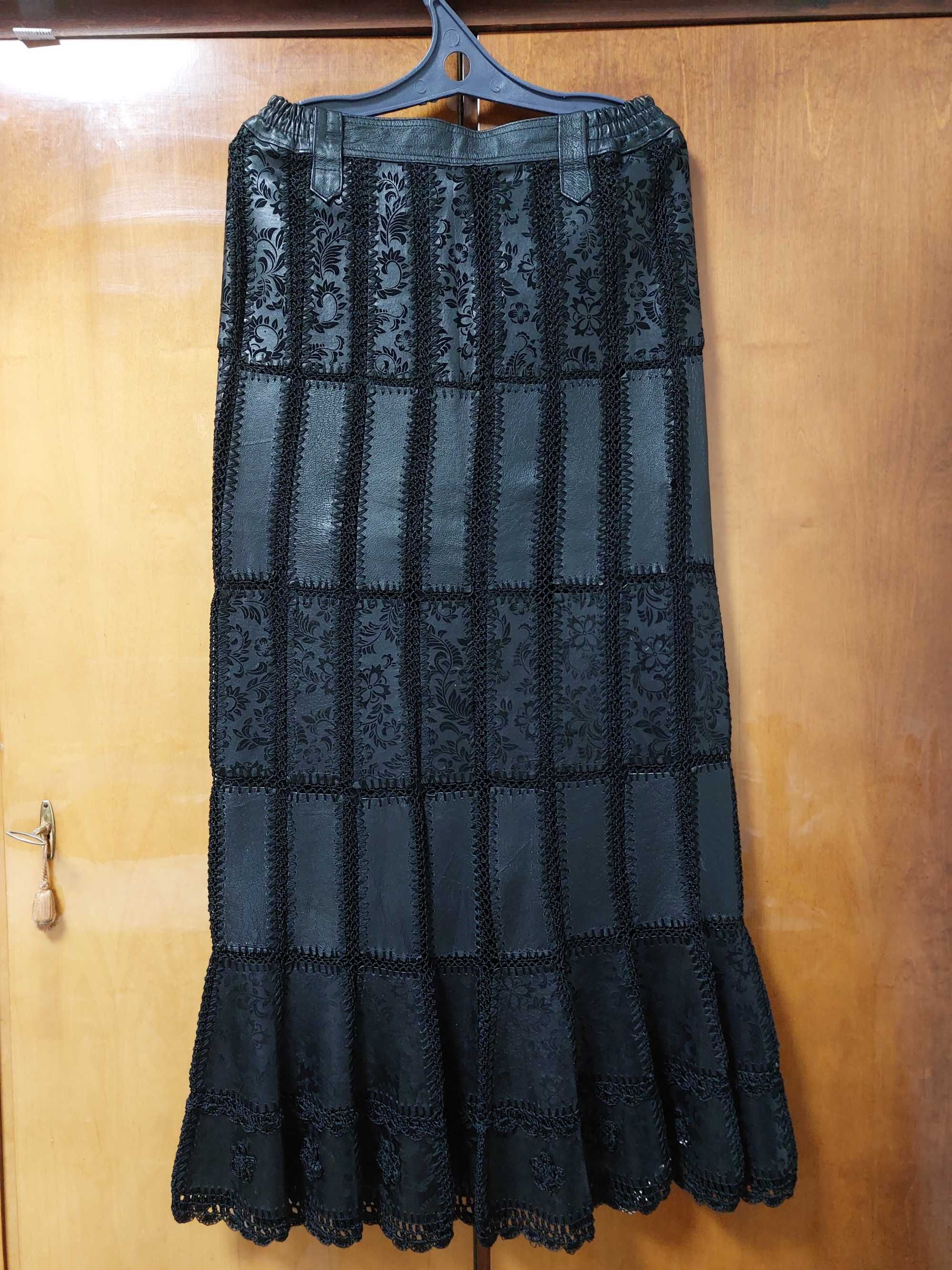 Юбка кожаная XL продам
