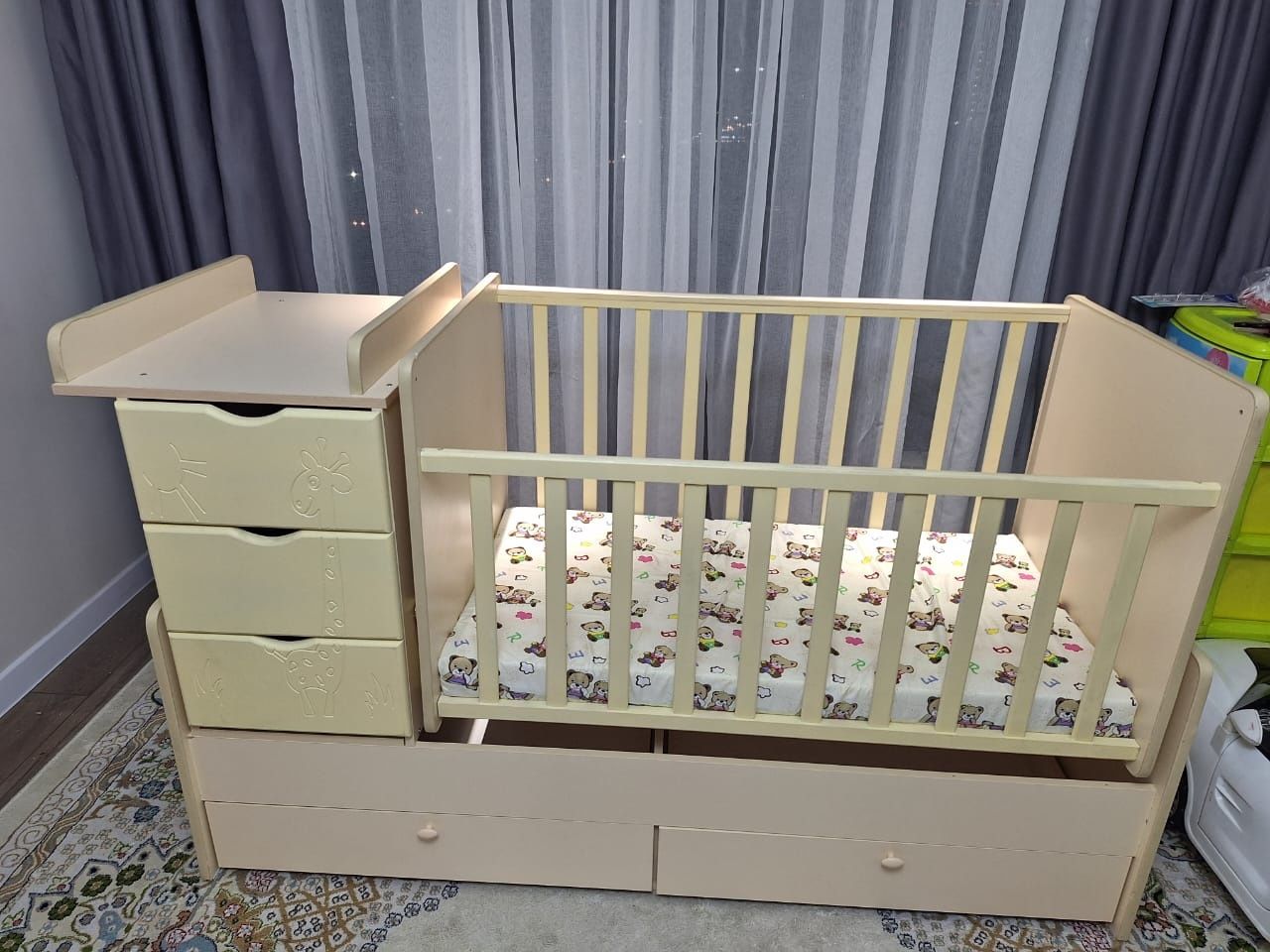 Детский кровать 3 в 1