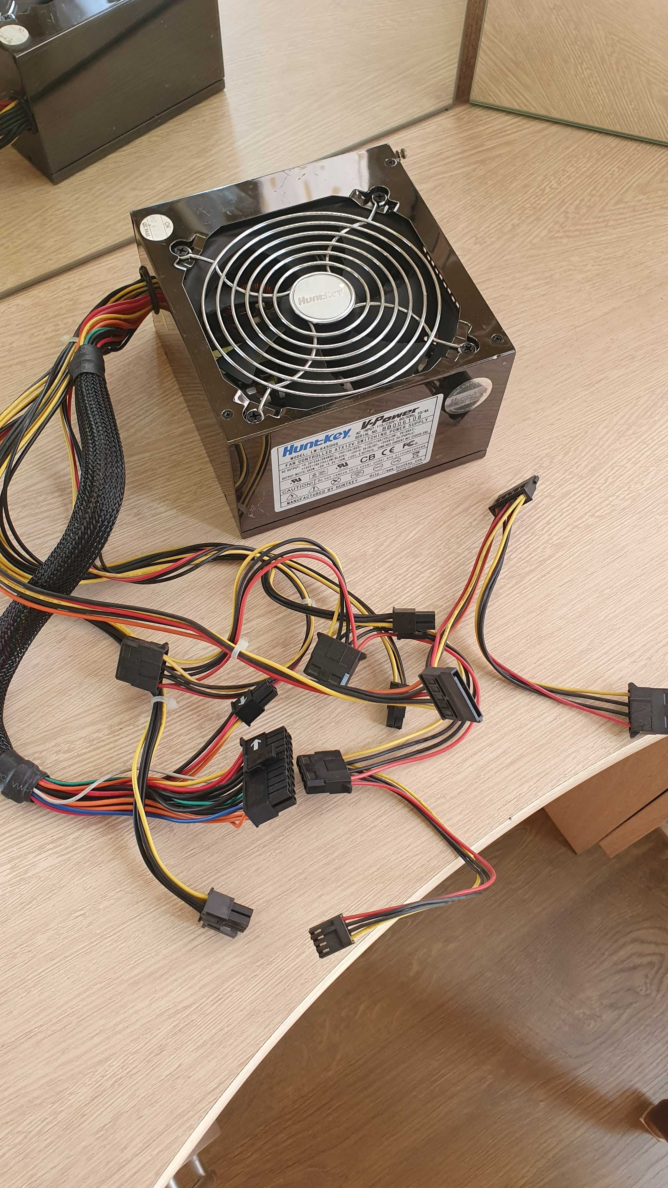 Материнская плата GIGABYTE, видео ZOTAC , блок питания Huntkey.
