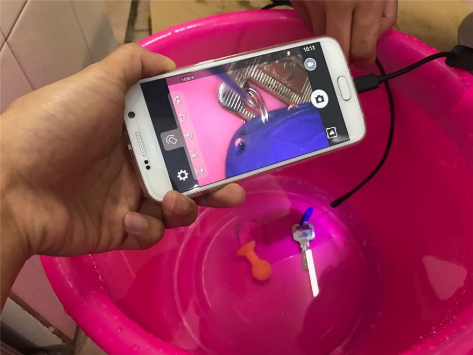 видеокамера водонепроницаемый эндоскоп бороскоп USB глазок наблюдения
