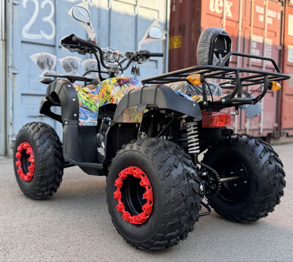 Квадроцикл ATV 200 кубов. Новый. Камуфляж. Автозавод. Сигнализация.