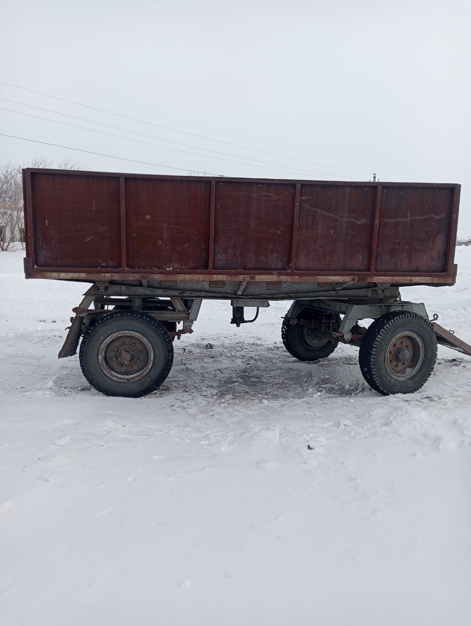 Зиловский самосвальный прицеп